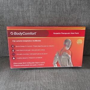 BodyComfort Reusable Therapeutic Heat Pack XL Neck & Shoulder Pack, New